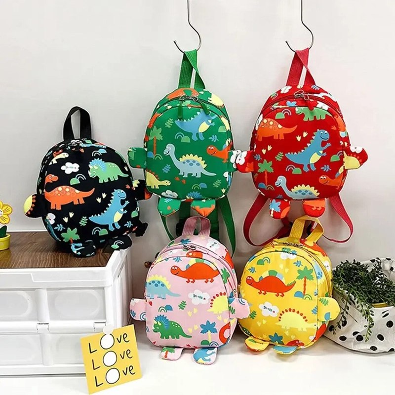 Baby Nursery Backpack - น่ารักการ์ตูนไดโนเสาร์เด็กกระเป๋าเป้สะพายหลังโรงเรียนอนุบาลกระเป๋าเด็กชายหญิงโรงเรียนกระเป๋าปรับสัตว์เด็กกระเป๋าเป้สะพายหลัง