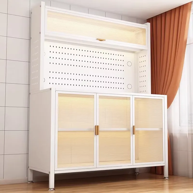 Baby Nursery Unit - ตู้เก็บของสำหรับเด็กอ่อนแบบทันสมัยพร้อมโครงเหล็กและบานประตูแบบพับได้ เหมาะสำหรับห้องเด็กอ่อน ห้องนั่งเล่น และเป็นที่จัดเก็บของใช้จำเป็นสำหรับเด็กเล็ก