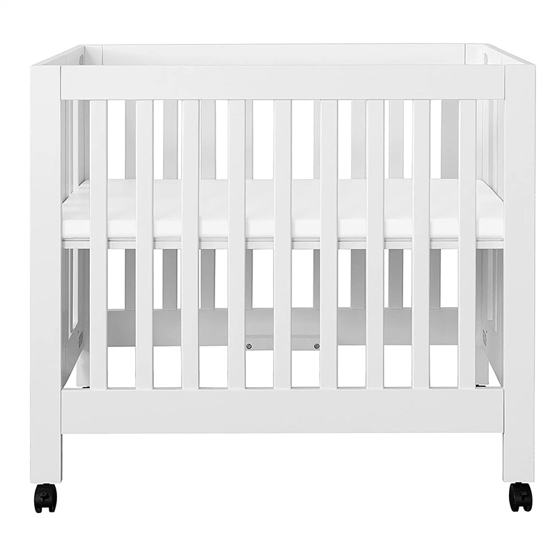Baby Nursery And Co - เตียงเด็กอ่อนแบบพกพาพับได้ข้างเตียงผู้ใหญ่ สำหรับเด็กแรกเกิด ทำจากไม้ สำหรับเด็กผู้หญิง