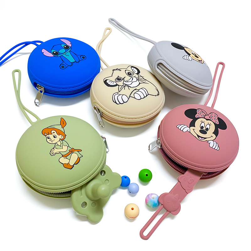 1PC การ์ตูนตัวละครซิลิโคนกระเป - Pacifier Sterilizer Case บทวิจารณ์และราคา