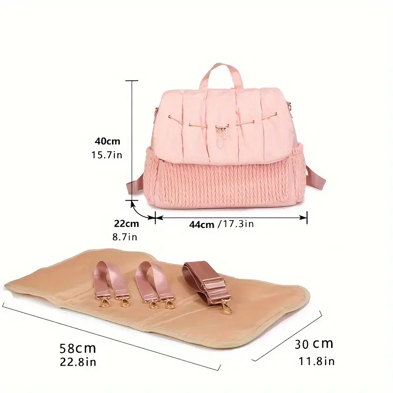 ขนาดใหญ่ความจุผ้าอ้อมรถเข็นเด็ - Baby Nursery Backpack บทวิจารณ์และราคา