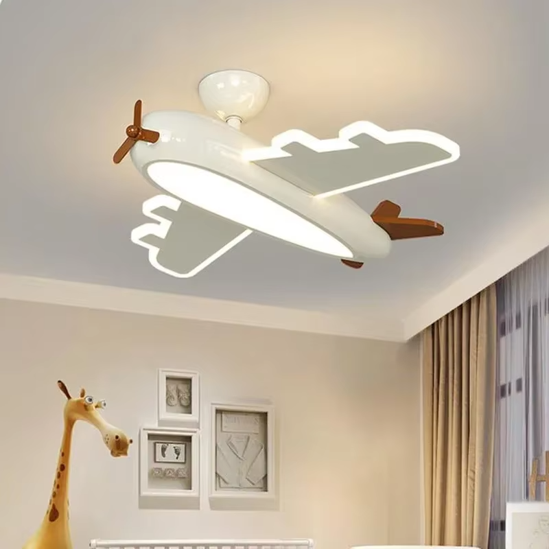 การ์ตูนเครื่องบินโคมไฟเพดานการ - Baby Nursery Decor Boy บทวิจารณ์และราคา