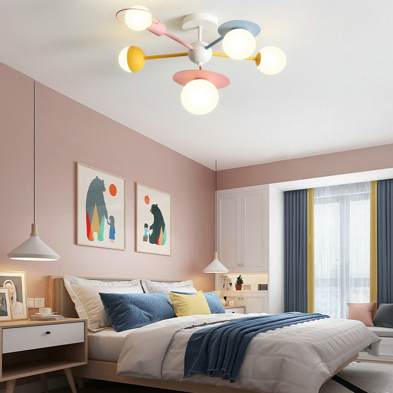 Nordic เด็กห้องนอนโคมไฟระย้าโค - Baby Nursery Chandelier บทวิจารณ์และราคา