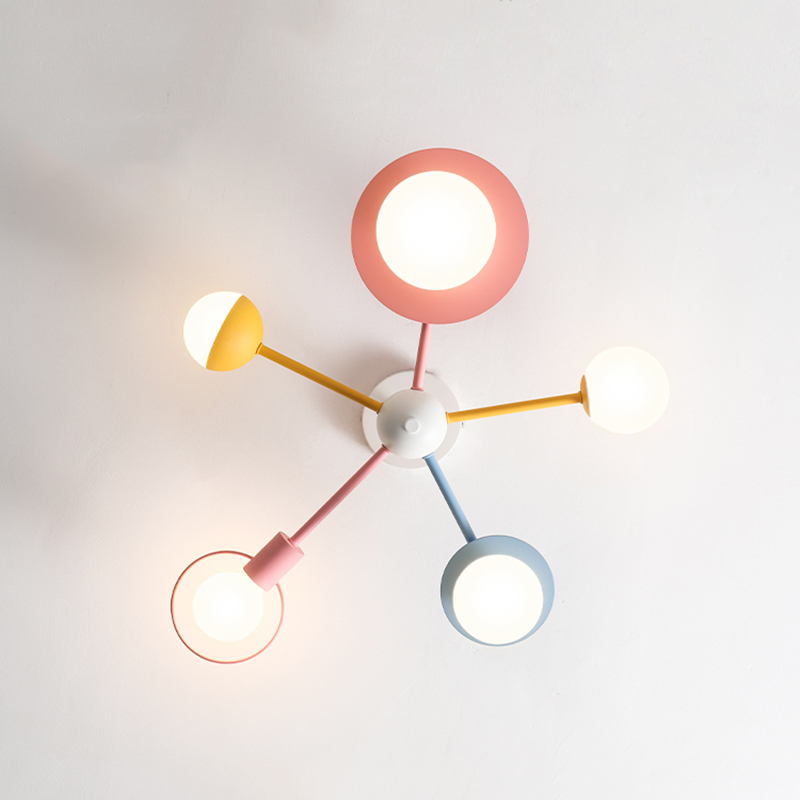 Nordic เด็กห้องนอนโคมไฟระย้าโค - Baby Nursery Chandelier บทวิจารณ์และราคา