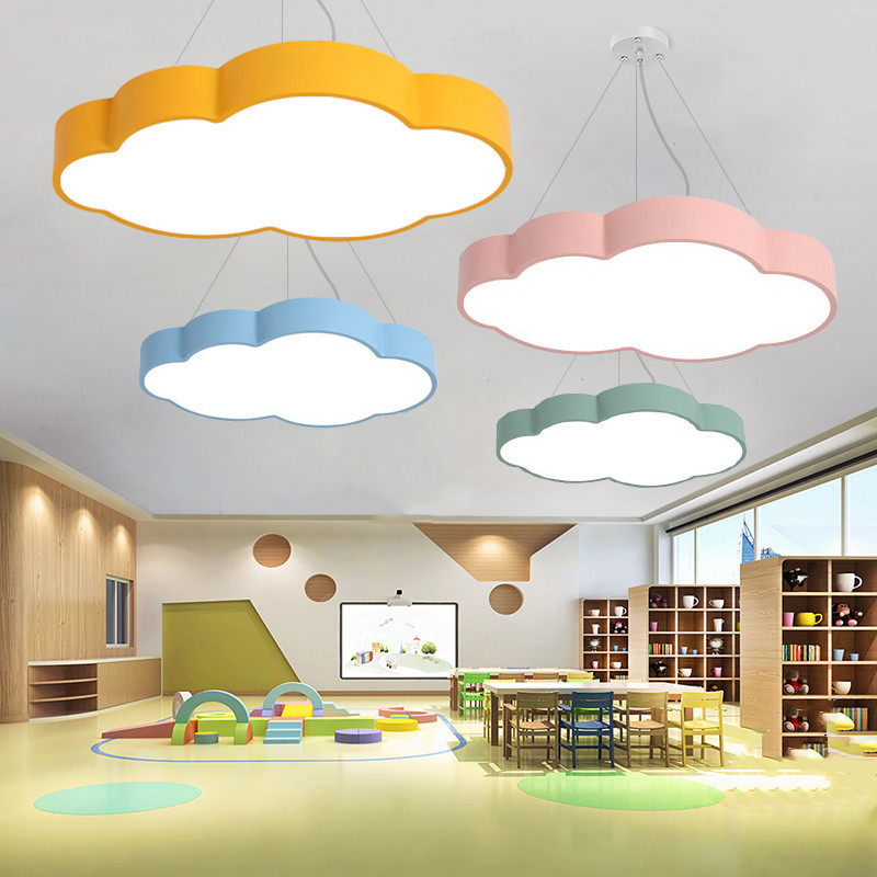 โคมไฟเพดานรูปเมฆการ์ตูนดีไซน์อ - Baby Nursery Chandelier บทวิจารณ์และราคา