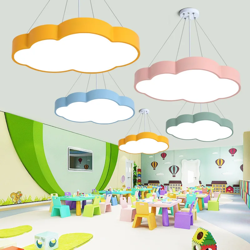 โคมไฟเพดานรูปเมฆการ์ตูนดีไซน์อ - Baby Nursery Chandelier บทวิจารณ์และราคา