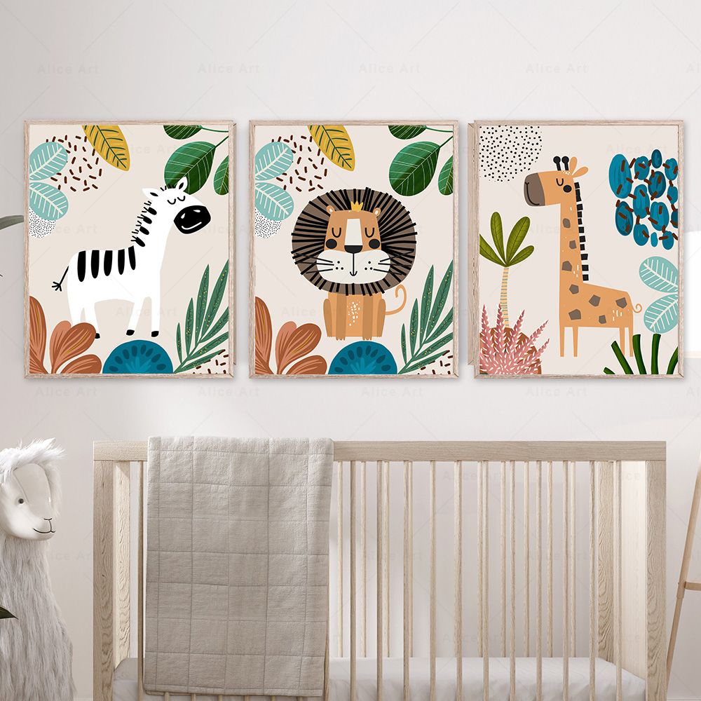 โปสเตอร์ภาพพิมพ์บนผ้าใบลายโบโฮ - Baby Nursery Art บทวิจารณ์และราคา