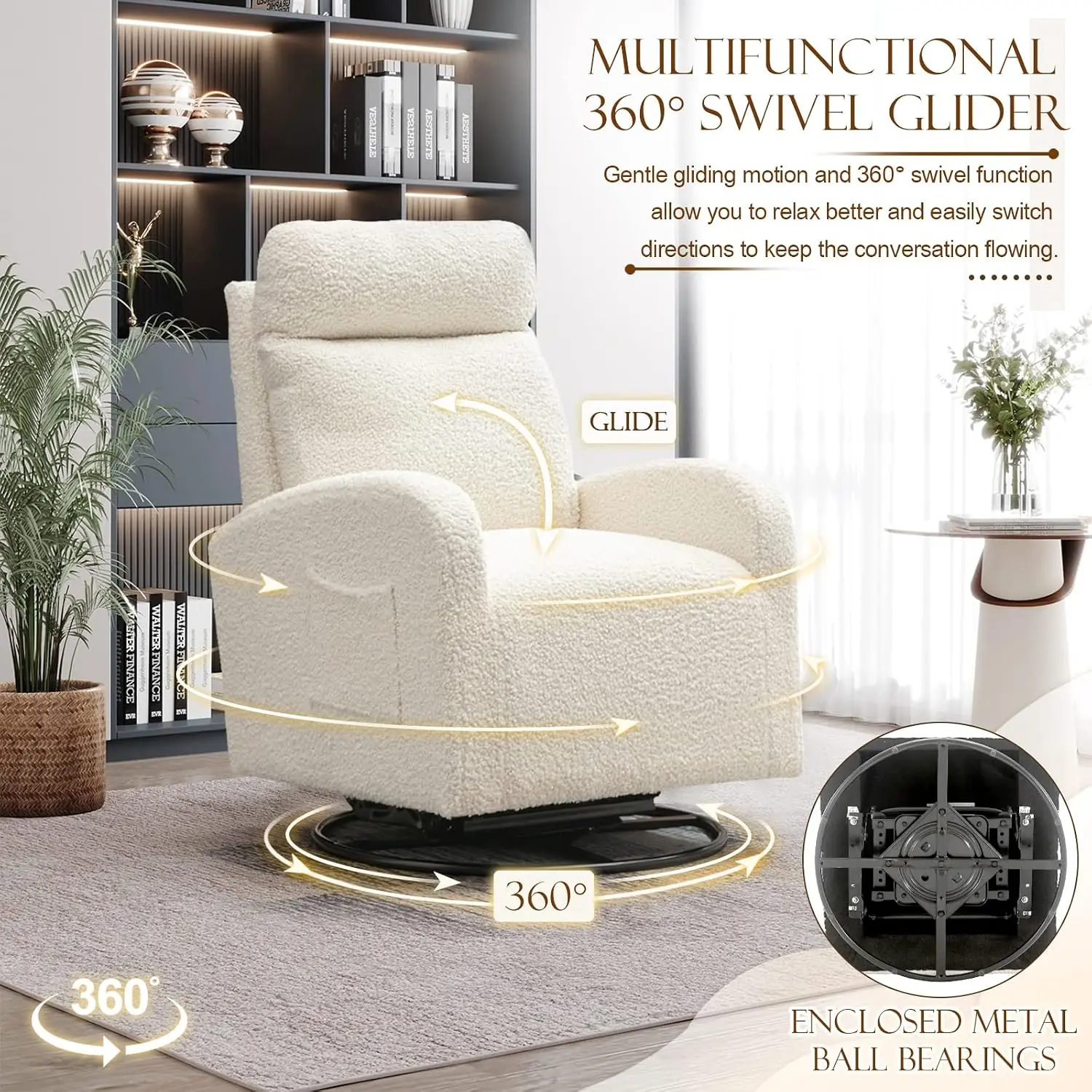 เก้าอี้โยกหมุนทันสมัย, เก้าอี้ - Baby Nursery Glider Chair บทวิจารณ์และราคา
