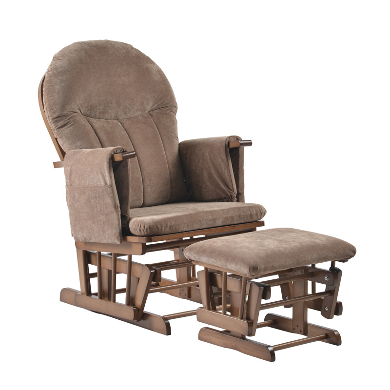 เก้าอี้โยกไม้สำหรับให้นมบุตรแบ - Baby Nursery Glider Chair บทวิจารณ์และราคา