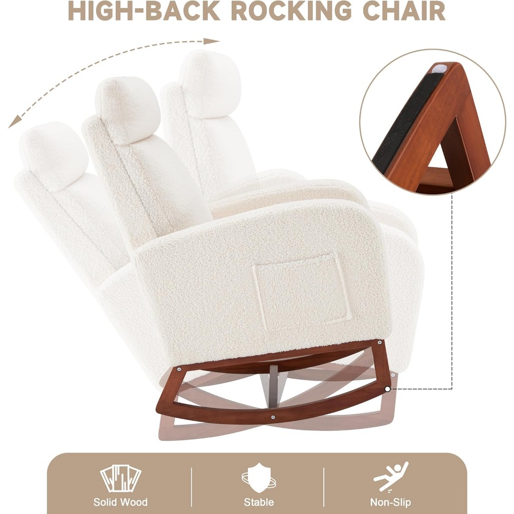 เก้าอี้โยกเก้าอี้เนอสเซอรี่พร้ - Baby Nursery Glider Chair บทวิจารณ์และราคา