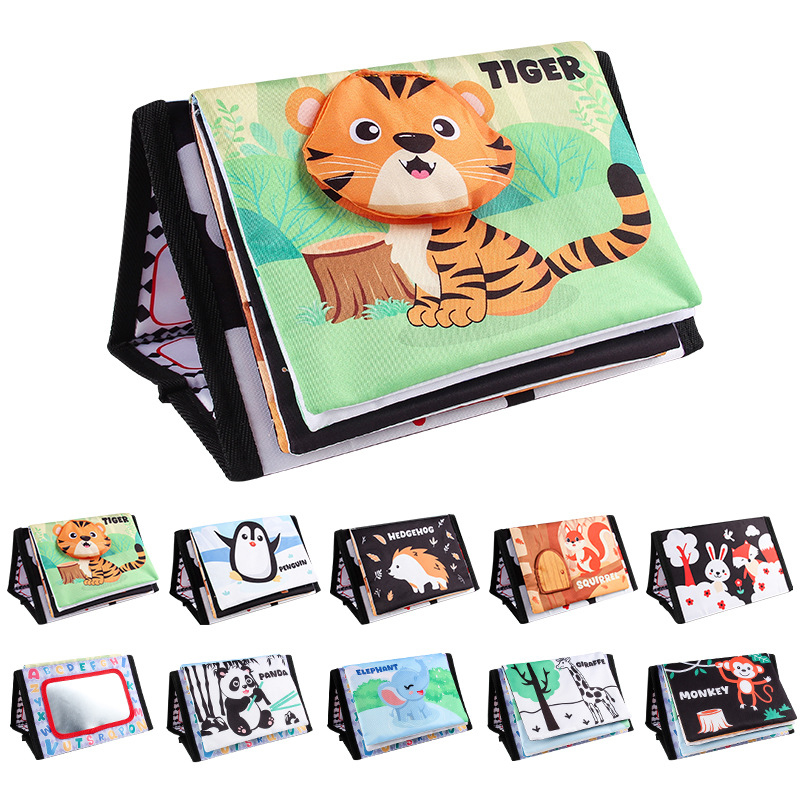 ตลกสีดําและสีขาวเด็กหนังสือ Ea - Baby Nursery Books บทวิจารณ์และราคา