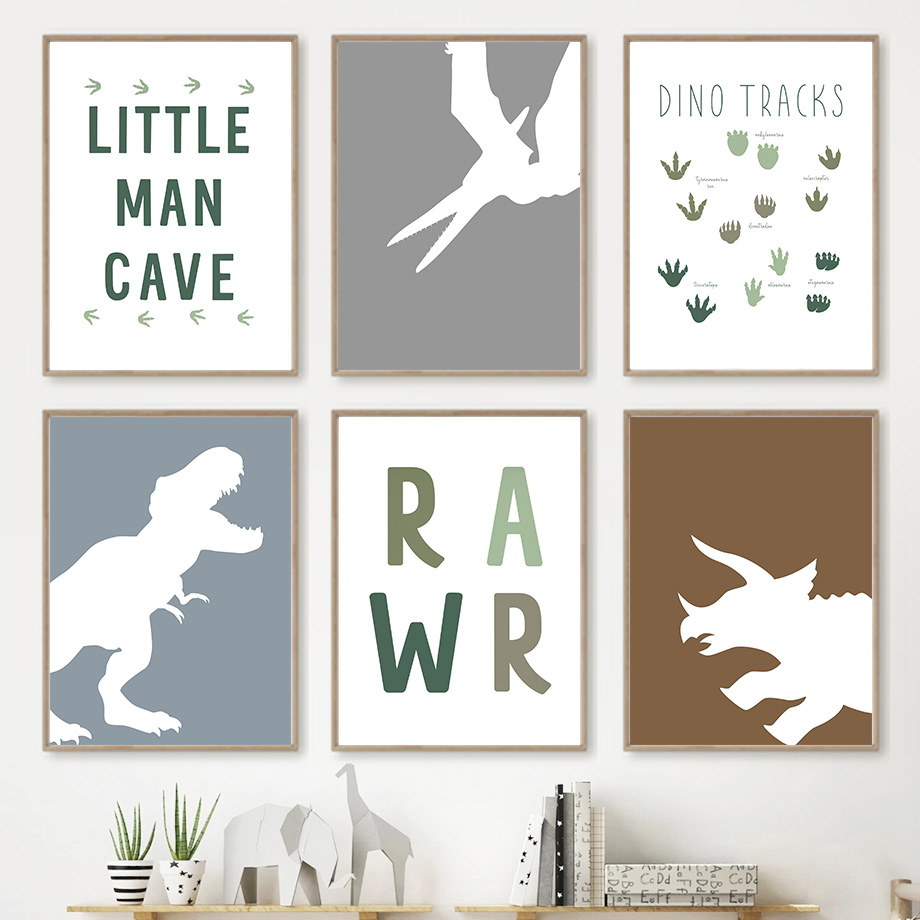จูราสสิคไดโนเสาร์ไทแรนโนซอรัส  - Baby Boy Nursery Quotes บทวิจารณ์และราคา