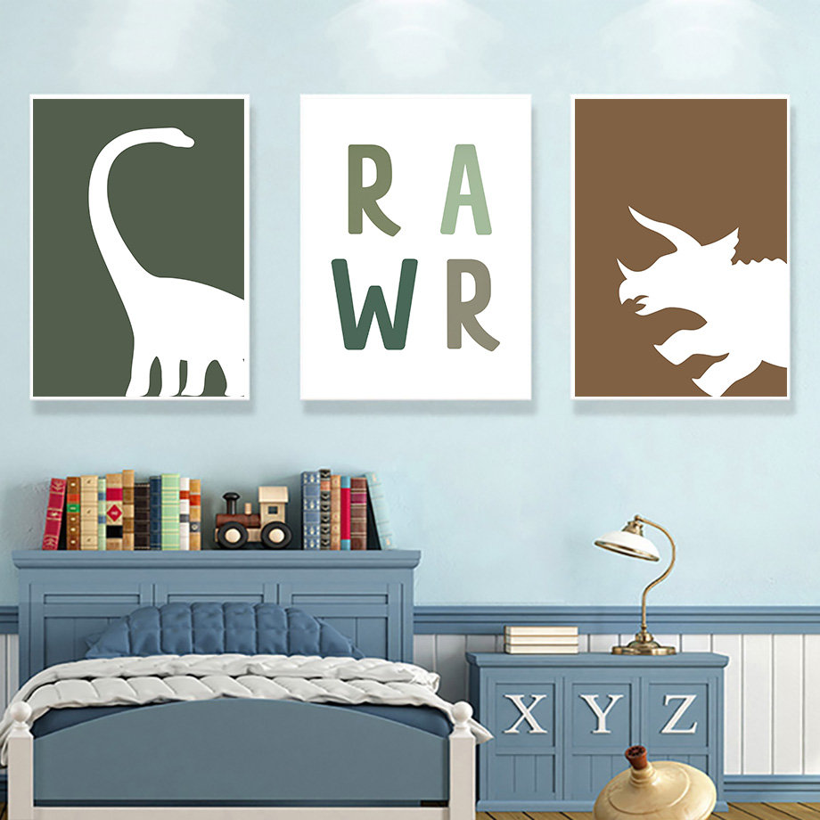 จูราสสิคไดโนเสาร์ไทแรนโนซอรัส  - Baby Boy Nursery Quotes บทวิจารณ์และราคา
