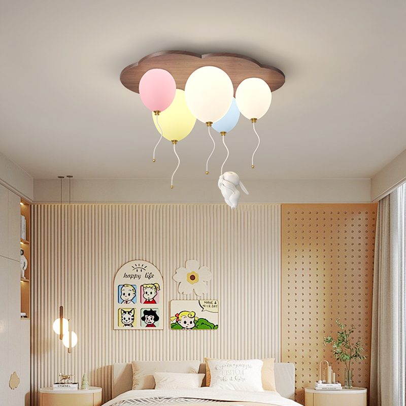 โคมไฟเพดาน LED รูปบอลลูนเมฆ โค - Baby Nursery Chandelier บทวิจารณ์และราคา