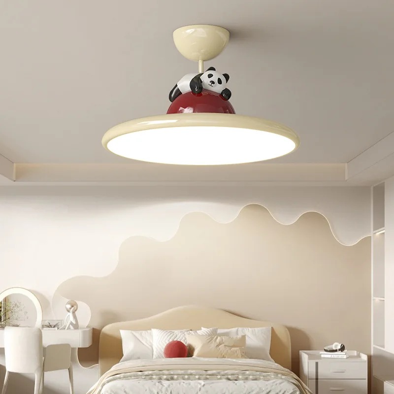 โคมไฟเพดาน LED ลายการ์ตูนแพนด้ - Baby Nursery Chandelier บทวิจารณ์และราคา