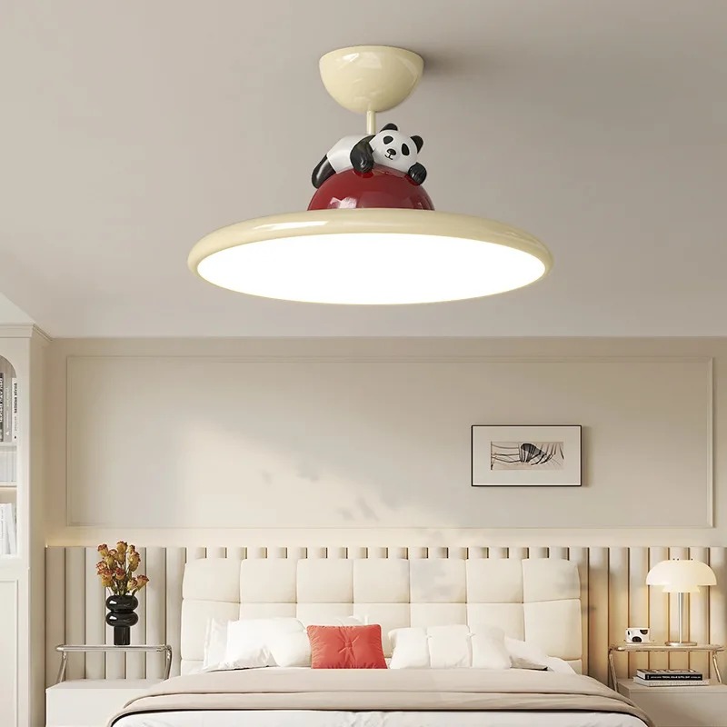 โคมไฟเพดาน LED ลายการ์ตูนแพนด้ - Baby Nursery Chandelier บทวิจารณ์และราคา