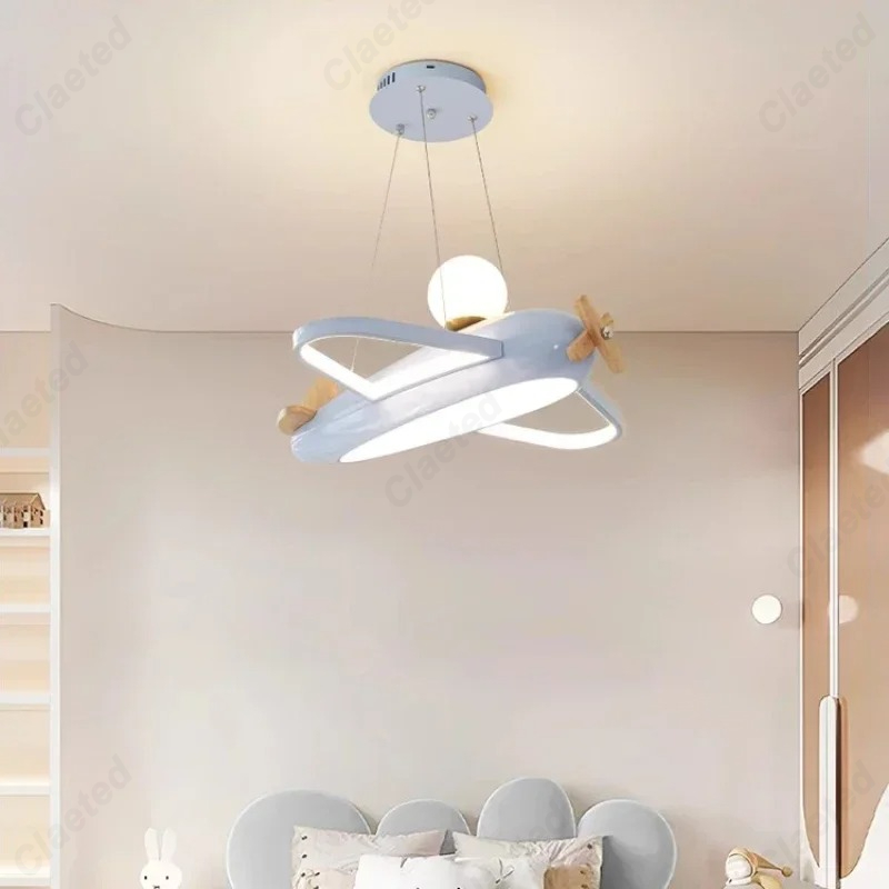 โคมไฟรูปเครื่องบิน LED สำหรับห - Baby Nursery Chandelier บทวิจารณ์และราคา
