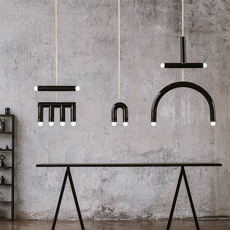 โคมไฟระย้ารูปตัวยูสไตล์นอร์ดิก - Baby Nursery Chandelier บทวิจารณ์และราคา