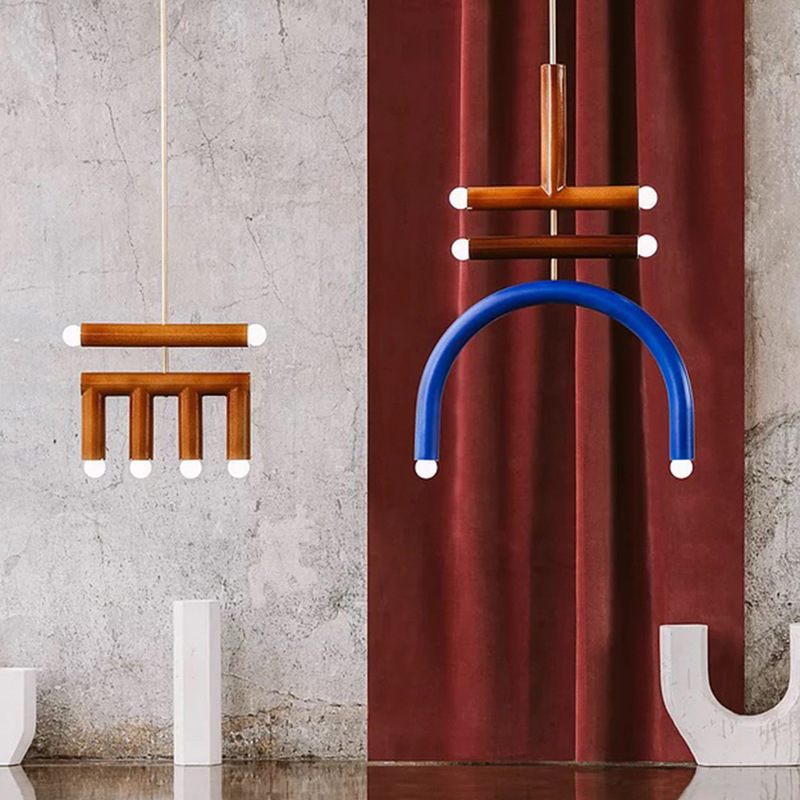 โคมไฟระย้ารูปตัวยูสไตล์นอร์ดิก - Baby Nursery Chandelier บทวิจารณ์และราคา
