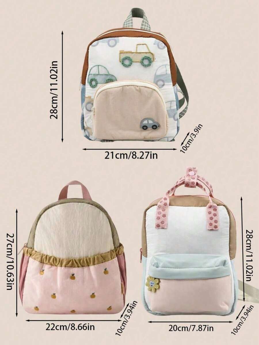 กระเป๋าเป้สะพายหลังน่ารักปักชื - Baby Nursery Backpack บทวิจารณ์และราคา