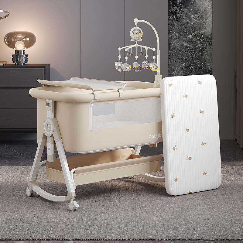 เปลเด็กอ่อนแบบพกพา ปรับระดับได - Baby Nursery Trolley บทวิจารณ์และราคา