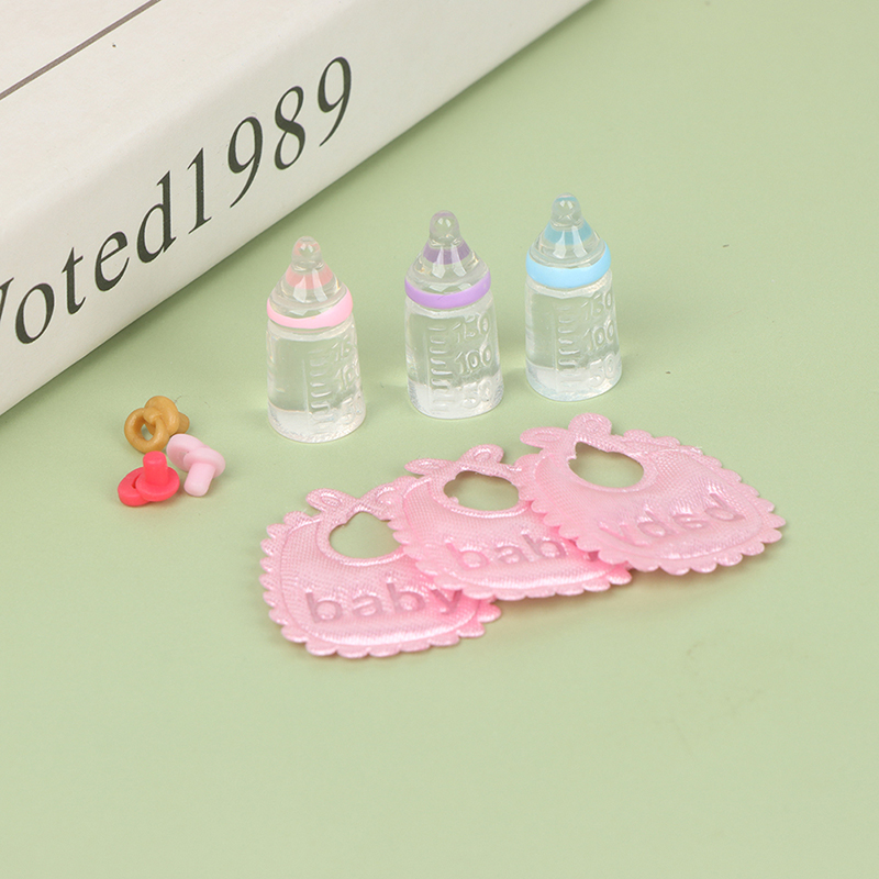 1:12 ตุ๊กตาบ้านตุ๊กตา ชุดขวดนม - Baby Nursery Kit บทวิจารณ์และราคา