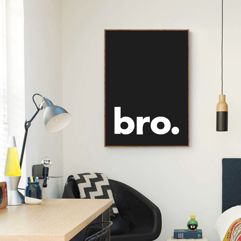 Bro. พิมพ์ Minimalist วิชาการพ - Baby Boy Nursery Quotes บทวิจารณ์และราคา