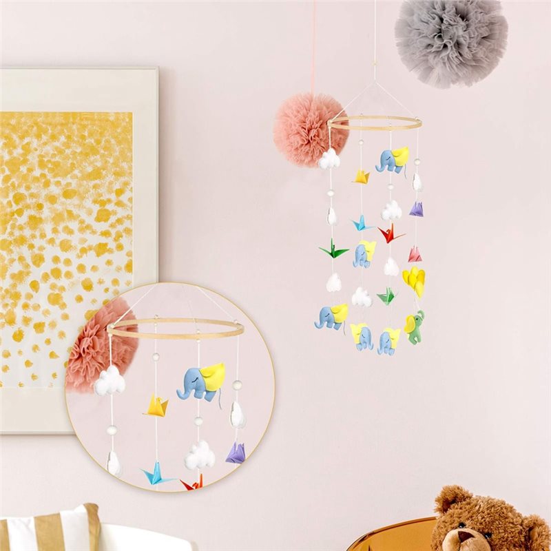 AB11 โมบายไม้แขวนเพดานสำหรับเป - Baby Nursery Kit บทวิจารณ์และราคา