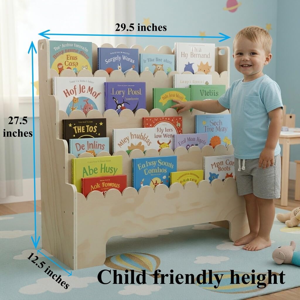 ชั้นวางหนังสือเด็ก 4 ชั้น, ชั้ - Baby Nursery Books บทวิจารณ์และราคา