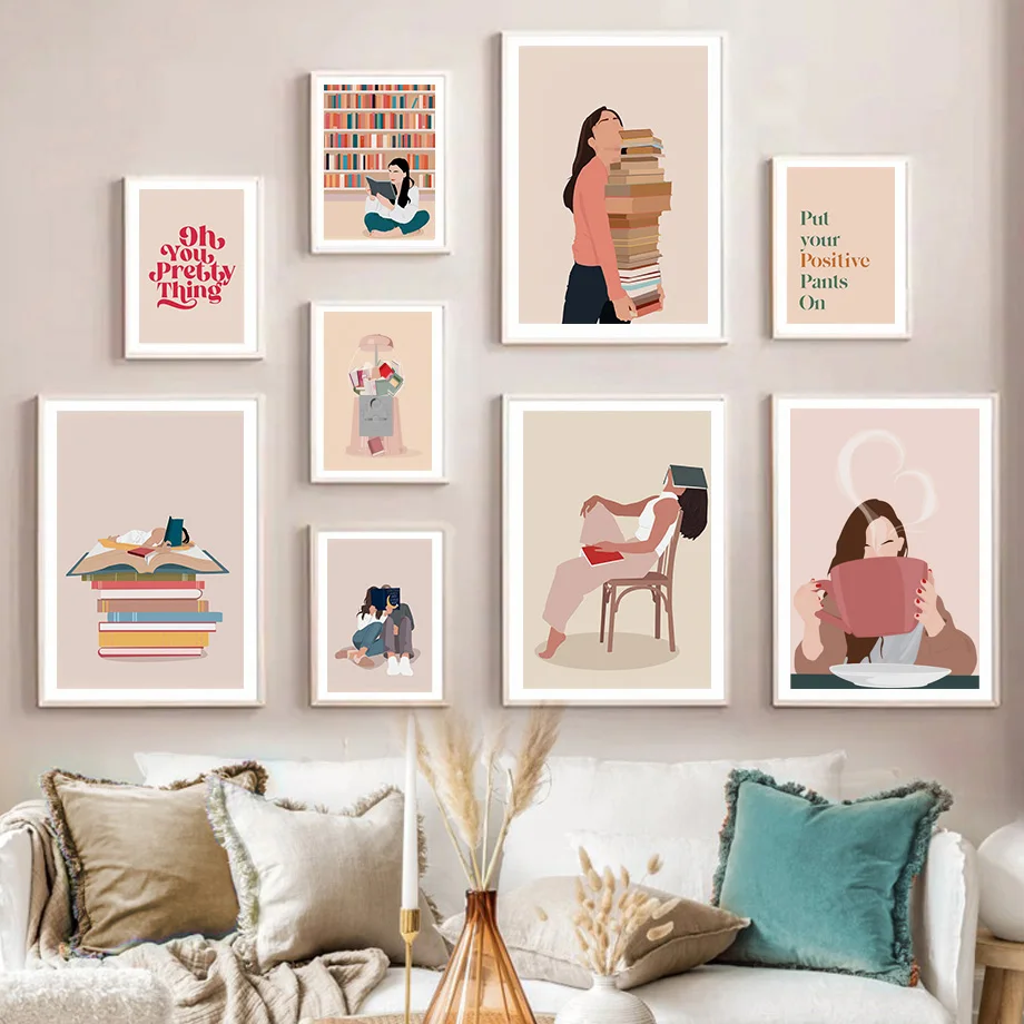 ภาพพิมพ์บนผ้าใบลายสาวน้อยอ่านห - Baby Boy Nursery Quotes บทวิจารณ์และราคา