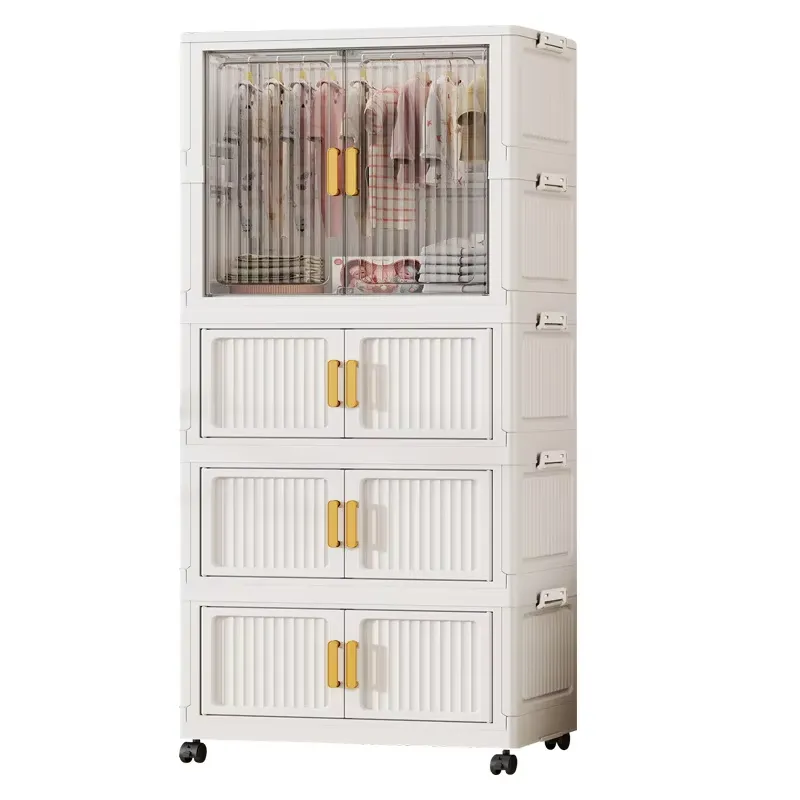 ตู้เสื้อผ้าเด็กแบบพับได้ 4 ช่อ - Baby Nursery Unit บทวิจารณ์และราคา