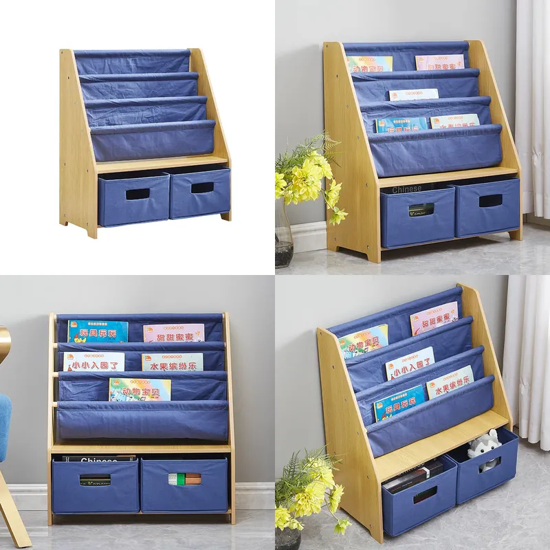 ชั้นวางหนังสือผ้าใบสำหรับเด็ก  - Baby Nursery Unit บทวิจารณ์และราคา