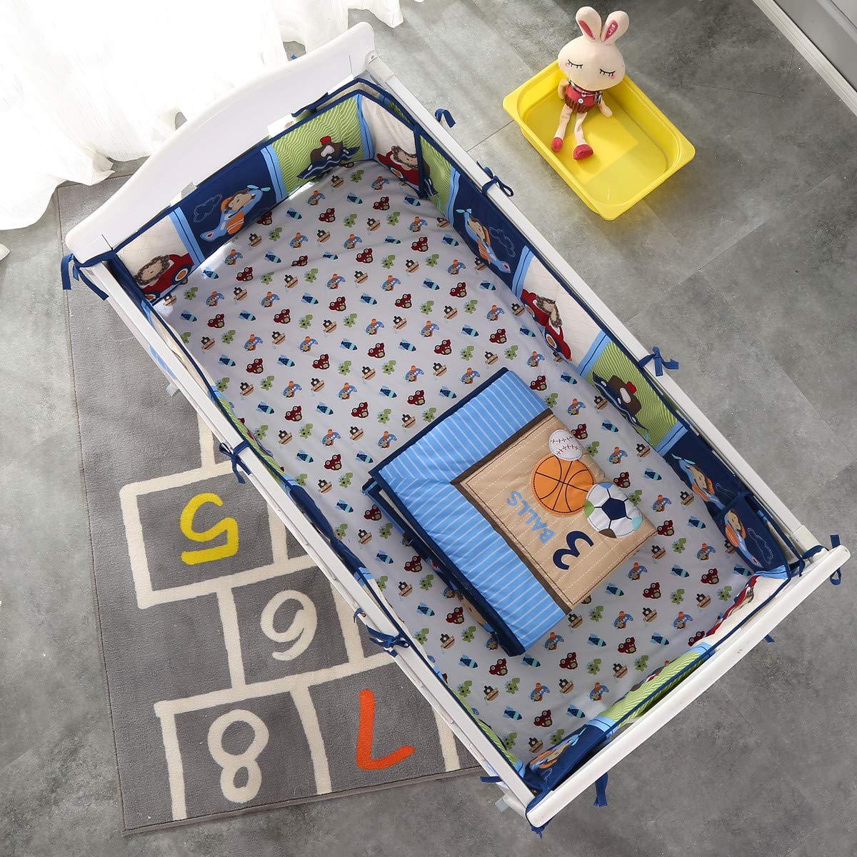 7ชิ้นเปลชุดเครื่องนอนทารกเนอสเ - Baby Nursery Kit บทวิจารณ์และราคา