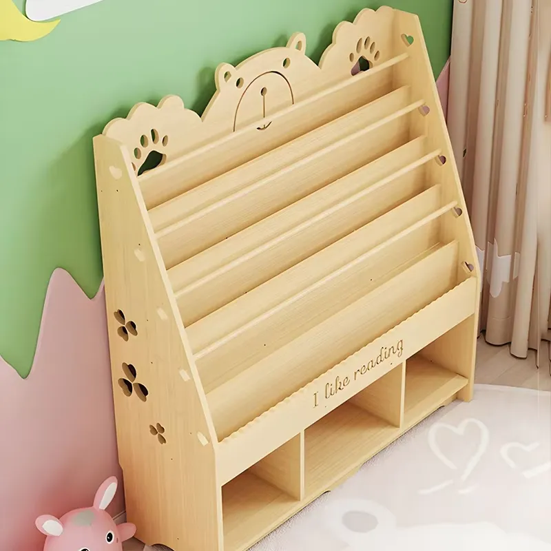 ชั้นวางหนังสือไม้สำหรับห้องเด็ - Baby Nursery Bookshelf บทวิจารณ์และราคา