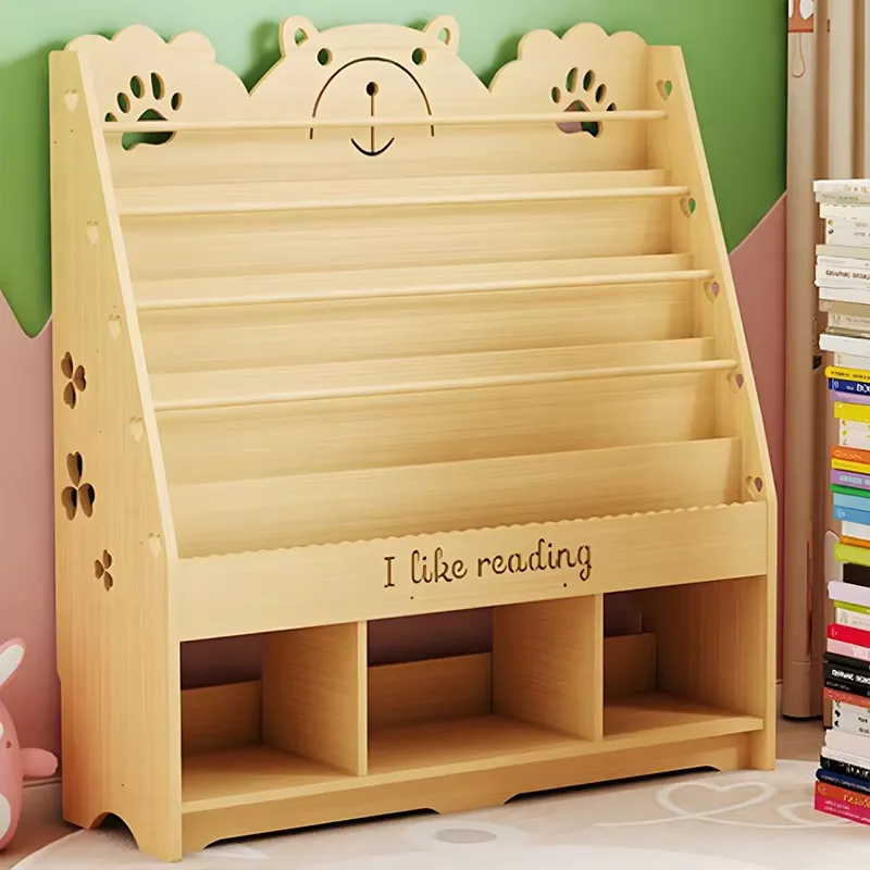 ชั้นวางหนังสือไม้สำหรับห้องเด็ - Baby Nursery Bookshelf บทวิจารณ์และราคา