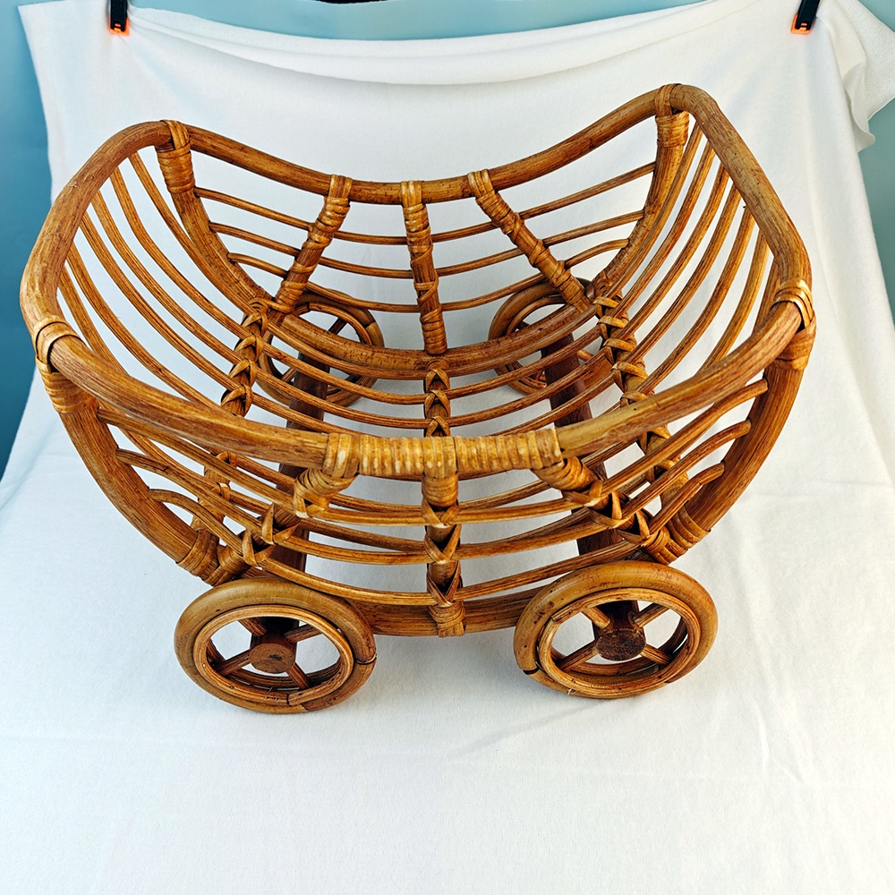 รถเข็นหวายของเด็กทารกของแท้รถเ - Baby Nursery Trolley บทวิจารณ์และราคา