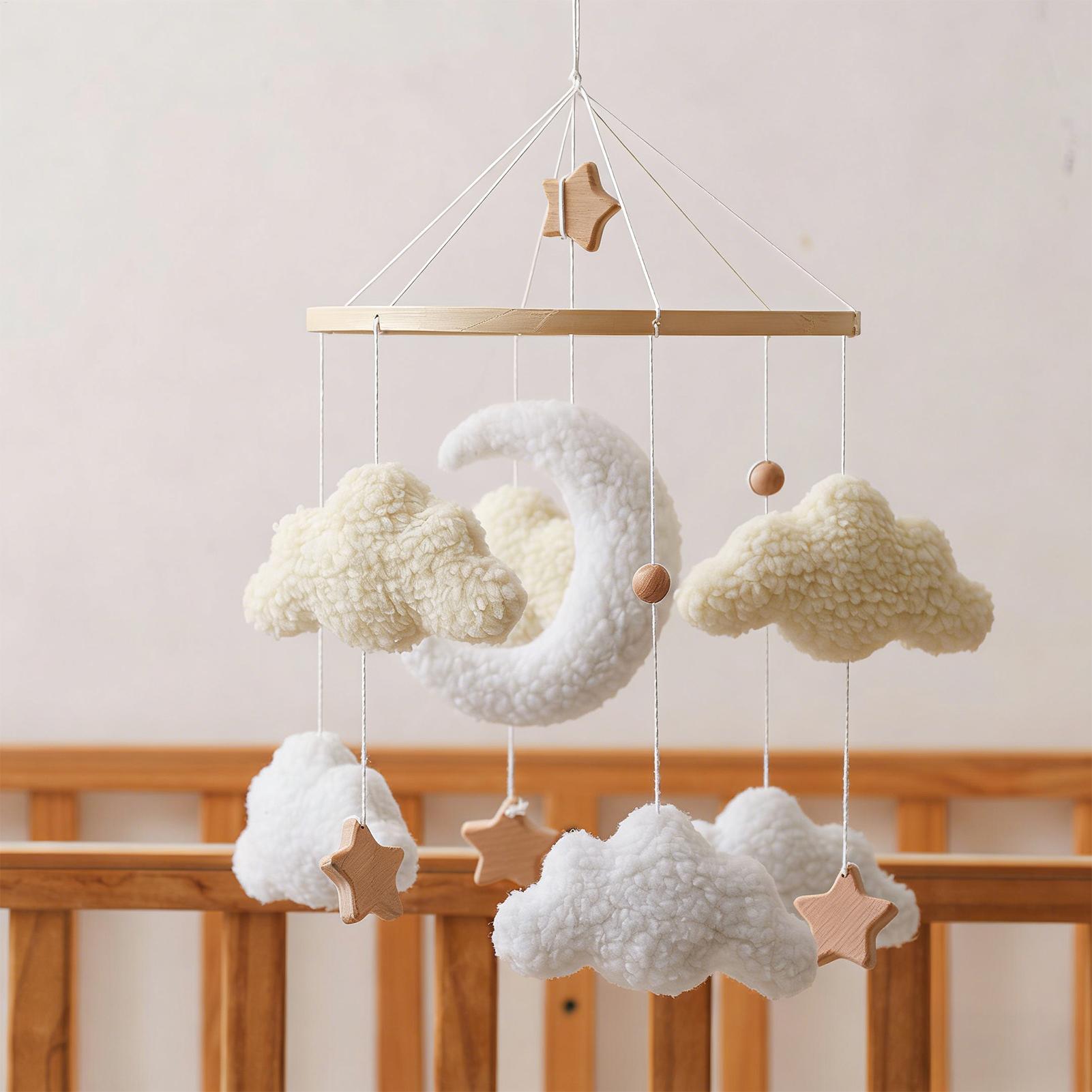 โมบายไม้สำหรับเตียงเด็ก ของเล่ - Baby Nursery Decor Boy บทวิจารณ์และราคา