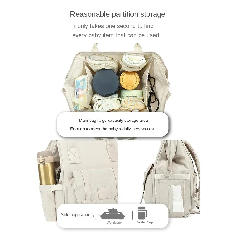 กระเป๋าผ้าอ้อมเด็กกระเป๋าคุณแม - Baby Nursery Backpack บทวิจารณ์และราคา